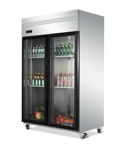 直立した静的冷蔵ディスプレイキャビネットスーパーマーケットガラスドア商業用冷蔵庫ペプシドリンククーラー