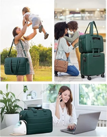 Sac à langer matelassé avec compartiment pour tire-lait et ordinateur portable, sac fourre-tout avec matelas à langer et sangles de fixation pour poussette
