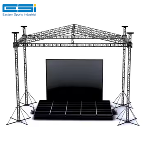 Truss triangular de aluminio ESI para estructuras de escenario fuertes y estables - Product Image 1