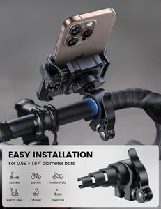 Support de téléphone Lamicall BP11 pour vélo et moto, fixation rapide 1s, idéal pour la course en extérieur, cadeau parfait pour la Fête des Pères - Product Image 6