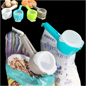 Offerta Speciale: 4 Confezioni <span class=keywords><strong>di</strong></span> Clip Sigillanti per Alimenti - Chiusure Ermetiche per Sacchetti <span class=keywords><strong>di</strong></span> Caffè, Cereali e Snack, Organizzatore per Cucina - Product Image 1