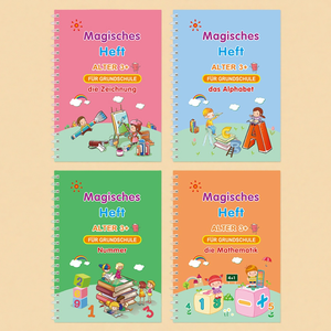 <span class=keywords><strong>Cuaderno</strong></span> de papel impreso con ranura en 3D francés, libro para niños, aprendizaje de números, letras, seguimiento de caligrafía, libros de ejercicios, regalo - Product Image 3