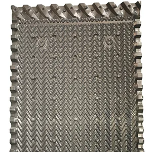 Marca famosa Plc Tipo de Suspensão Preto 610Mm Mx75 Material Pvc Cross Flow Cooling Tower Film Fill