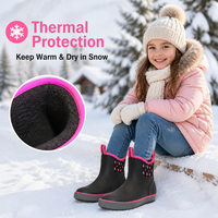 Bottes de pluie en caoutchouc pour femmes, protection contre toutes les intempéries, chaussures imperméables durables, antidérapantes, chaussures de jardin pour femmes