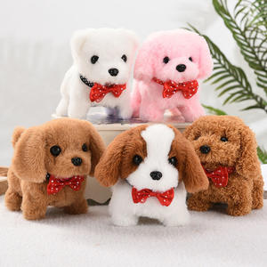 Pil işletilen yürüyüş havlayan peluş dans oyuncak köpek elektrikli peluş oyuncaklar sevimli köpek - Product Image 3