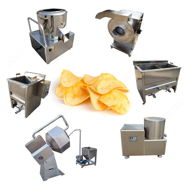On sale QDMECH Small Scale Kerepek Pisang Plantain Chips Making Machine Banana Chips Production Line Machine