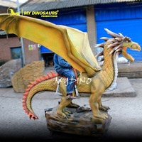 My Dino WAD001 Dragon animatronique d'Halloween pour la décoration de parcs à thème extérieurs