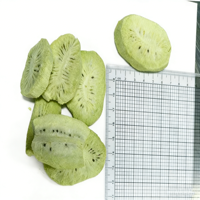 Vente en gros de fruits séchés congelés 100% naturels et croquants - Tranches de kiwi séchées, étiquette privée, prix chinois bon marché, fournisseur de kiwi lyophilisé