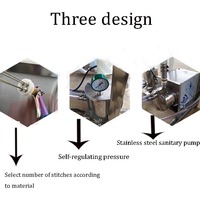 WD QDMECH Injektor Bumbu Daging Manual Stainless Steel Komersial Baru dengan Efisiensi Tinggi dan Kapasitas 200-500kg/jam