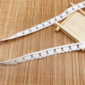 Pizzo di seta di latte codice a barre singolo lato amore quattro foglie fiori possono indossare tessitura accessori di abbigliamento per bambini pizzo ricamato pizzo - Product Image 6