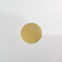 Cible de pulvérisation en or Au de pureté 4N (99,99 %), disque en or Au 50*0,1 mm/57*0,2 mm