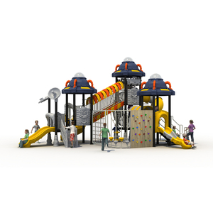 Columpio al aire libre parque infantil diseño colorido tobogán para niños parque infantil de seguridad al aire libre para niños Juego toboganes - Product Image 4