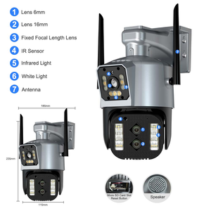 Năng lượng mặt trời bảng điều khiển điện không dây tiêu thụ điện năng cực thấp tầm nhìn ban đêm hai cách PIR con người Video CCTV <span class=keywords><strong>Camera</strong></span> - Product Image 2