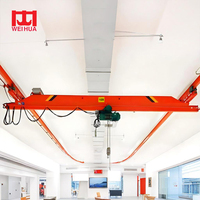Taller usado personalizado 5 toneladas 10 toneladas 15 toneladas 30 toneladas LX modelo colgante línea Control suspensión sola viga puente grúa