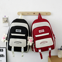2024 nuevo diseño personalizado multifunción mochila escolar para la vida diaria conjuntos de mochila de moda material Oxford suave