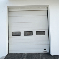 Puerta Industrial Seccional de Fabricación China, Puerta Seccional Inteligente de Tamaño Personalizado, Puerta Seccional Superior
