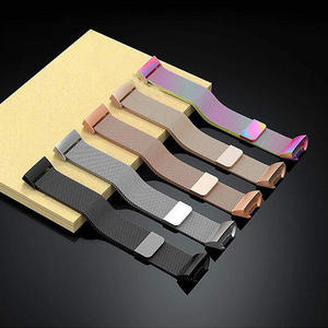 <span class=keywords><strong>Bracelet</strong></span> de montre en acier inoxydable de luxe, boucle milanaise, fermoir magnétique en métal, <span class=keywords><strong>bracelet</strong></span> de montre pour <span class=keywords><strong>Fitbit</strong></span> Milanese Loop - Product Image 1