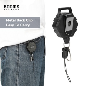 Booms Fishing RG5 7.7oz Portacredenciales Retráctil de Alta Resistencia con Llavero, Cable de Acero de 35 pulgadas, Imán de 2.6kg de Capacidad de Carga, 8.8oz de Rebote - Product Image 2