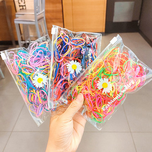 Disposable Black Small Hair Ties for <strong>Baby</strong> Girls Thickened Non-Tangled Rubber Band Storage Box Kids' <strong>Headband</strong> - Product Image 3