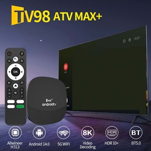 TV98 ATV MAX <span class=keywords><strong>IPTV</strong></span> STB Reproductor Multimedia de Transmisión 8K, Decodificador Inteligente, Android 12 Pro TV Box, Francia, Alemania, <span class=keywords><strong>España</strong></span>, EE. UU., Envío Gratuito - Product Image 3