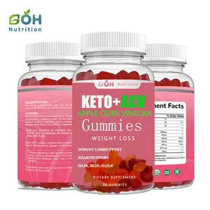 Goh cung cấp giảm cân giảm béo Gummy AVC keto Gummies