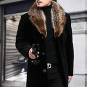 Nuovo <span class=keywords><strong>Cappotto</strong></span> da <span class=keywords><strong>Uomo</strong></span> Foderato in <span class=keywords><strong>Pelliccia</strong></span>, Giacca Lunga in Pile Ispessito, Vendita all'Ingrosso - Product Image 3