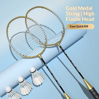 Raqueta de Bádminton Profesional OEM Personalizada, Doble Vaso, Directo de Fábrica, Entrenamiento, 95g, Moderada, Amateur, Juvenil, G3