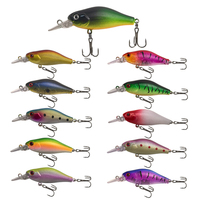 Leurre artificiel crankbait minnow 7cm 7g en plastique dur, caoutchouc, métal et ABS pour bar, poisson-chat et saumon - OEM DW-36