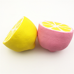 4Inch Eco-Friendly Simulation Fruit Lemon PU Squishy <b>Ball</b> Adults Kids Stress Relief <b>Squeeze</b> Toys Slow Rebound Sensory Fidget Toy - Product Image 4