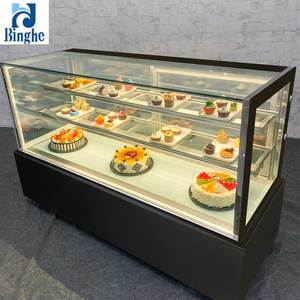 <span class=keywords><strong>Vitrine</strong></span> <span class=keywords><strong>Réfrigérée</strong></span> Commerciale <span class=keywords><strong>pour</strong></span> Gâteaux et Pâtisseries - Design Porte Vitrée, Refroidissement Direct, Sans Givre <span class=keywords><strong>pour</strong></span> Boulangeries/Cafés - Product Image 6