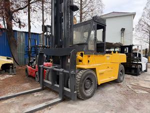 Used KOMATSU FD160 16 Ton Diesel <b>Forklift</b> Truck, Original Japan Counterbalance <b>Forklift</b> For Port & Steel Plant Heavy Cargo - Product Image 4