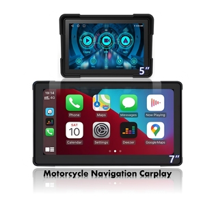 Zmecar nuevo estilo motocicleta <span class=keywords><strong>coche</strong></span> jugar IP67 impermeable 5/7 pulgadas pantalla táctil GPS DVR BT FM motocicleta navegación - Product Image 1