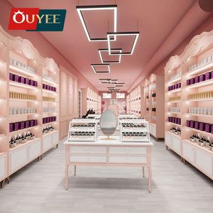 ร้านเครื่องสำอางตู้โชว์เครื่องสำอางชั้นวางโชว์เฟอร์นิเจอร์ร้านเครื่องสำอางแนวคิดการออกแบบตกแต่งภายในร้านเครื่องสำอาง - Product Image 2