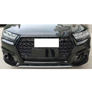 Kit de carrosserie de mise à niveau de pièces automobiles de nouvelle conception Grille avant en nid d'abeille ABS pour Audi Q7 SQ7 à <span class=keywords><strong>RSQ7</strong></span> avec Style Quattro 2016-2019 - Product Image 6