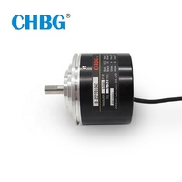 CHBG - Moteur servo électrique à arbre plein avec encodeur optique incrémental, diamètre extérieur 78 mm, diamètre d'axe 10 mm, IP67