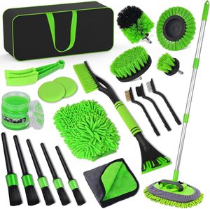 Kit <span class=keywords><strong>de</strong></span> limpieza <span class=keywords><strong>de</strong></span> <span class=keywords><strong>coche</strong></span> <span class=keywords><strong>de</strong></span> 21 piezas <span class=keywords><strong>Gel</strong></span> <span class=keywords><strong>de</strong></span> microfibra que detalla <span class=keywords><strong>el</strong></span> limpiador interior Premium Car Care Essentials - Product Image 1