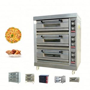 Estufa eléctrica con horno <span class=keywords><strong>para</strong></span> panadería, horno <span class=keywords><strong>de</strong></span> cubierta <span class=keywords><strong>para</strong></span> hornear, equipo <span class=keywords><strong>de</strong></span> <span class=keywords><strong>cocina</strong></span>, 3 cubiertas, 6 bandejas, horno <span class=keywords><strong>de</strong></span> <span class=keywords><strong>Gas</strong></span> con piedra <span class=keywords><strong>para</strong></span> Pizza - Product Image 6