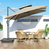 2024 Offre Spéciale de jardin extérieur robuste pliable et rotatif Portable détachable parapluie suspendu