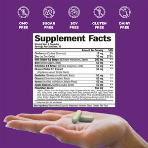 Cápsulas de Extracto de Raíz de Diente de León de Marca Privada OEM, Herbales, Veganas, Sin OMG, <span class=keywords><strong>para</strong></span> la Salud del Hígado en Adultos, pero No Aptas <span class=keywords><strong>para</strong></span> Mujeres <span class=keywords><strong>Embarazadas</strong></span> - Product Image 6