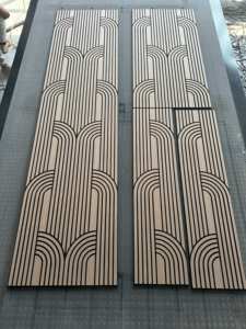 Kasaro Panneaux muraux 3D légers Panneau acoustique en PVC au design unique Placage en PET Pannello Parete insonorisant pour Hall - Product Image 5