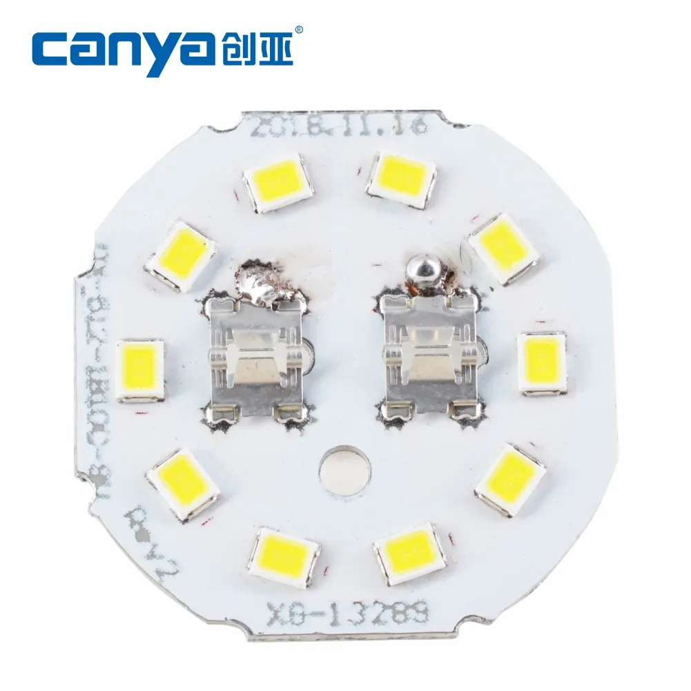 Smd Module Ac 220V 110V 2835 Led Module Nhôm Led Pcb Điều Khiển Bảng Mạch Pcb 1-12 Watt Dob Pcb Chip