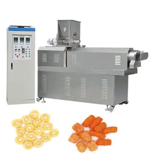 Máquina para hacer palitos de maíz inflado de alta ganancia Sunward Jinan, extrusora de bocadillos de bolas de queso de maíz con precio de fábrica