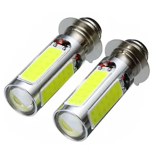 Farol de led cob branco para bicicleta, farol de milha para atv h6m px15d P15D25-1 e401