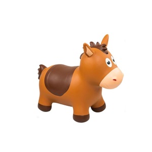 Cheval sauteur gonflable en plastique, jouet animal mignon, capacité 70 kg, pour tout-petits, directement de l'usine - Product Image 3