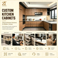 Partenariat en gros : Meubles de cuisine scandinaves, armoires de cuisine en bois, solutions personnalisées pour les projets de rénovation résidentielle