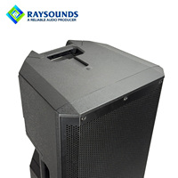 Enceintes amplifiées actives professionnelles en plastique audio 300W 15 pouces PA