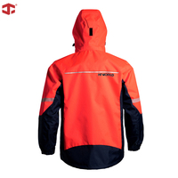 JAIDE Veste de cyclisme thermique respirante coupe-vent et imperméable haute visibilité pour homme Orange