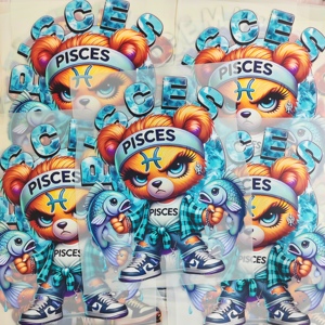 Dodgers <span class=keywords><strong>ferro</strong></span>-su vinile patch di trasferimento termico materiale resistente adesivo di abbigliamento lavabile per magliette segno zodiacale trasferimenti Dtf - Product Image 6