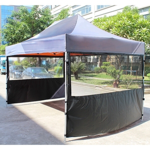 <strong>Campertent</strong> Custom Logo Printed Trade Show Tent 600D Oxford Polyester Square Aluminum Frame UV Protection Flame Retardant - Product Image 1