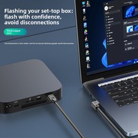 Câble USB 3.0 double tête mâle-mâle, double blindage, en cuivre, 2 m, pour transfert de données vers ordinateur, téléphone portable et disque dur